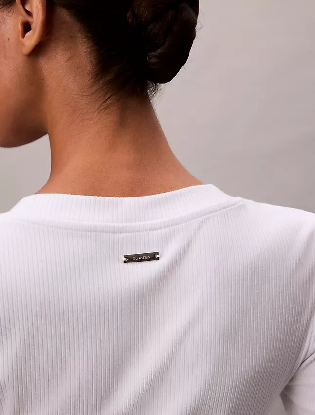 Modal Stretch Rib Slim T-paita Modal Stretch Rib Slim T-paita