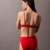 Moderni logolla varustettu kolmiomallinen Bikini-yläosa Moderni logolla varustettu kolmiomallinen Bikini-yläosa