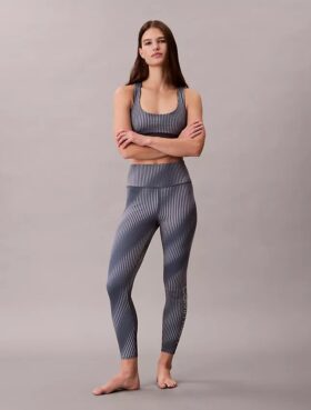 Modernit urheilulliset printtikuosiset korkeavyötäröiset 7/8-leggingsit