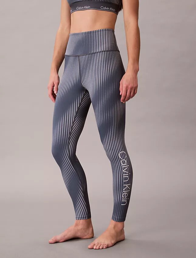 Modernit urheilulliset printtikuosiset korkeavyötäröiset 7/8-leggingsit Modernit urheilulliset printtikuosiset korkeavyötäröiset 7/8-leggingsit