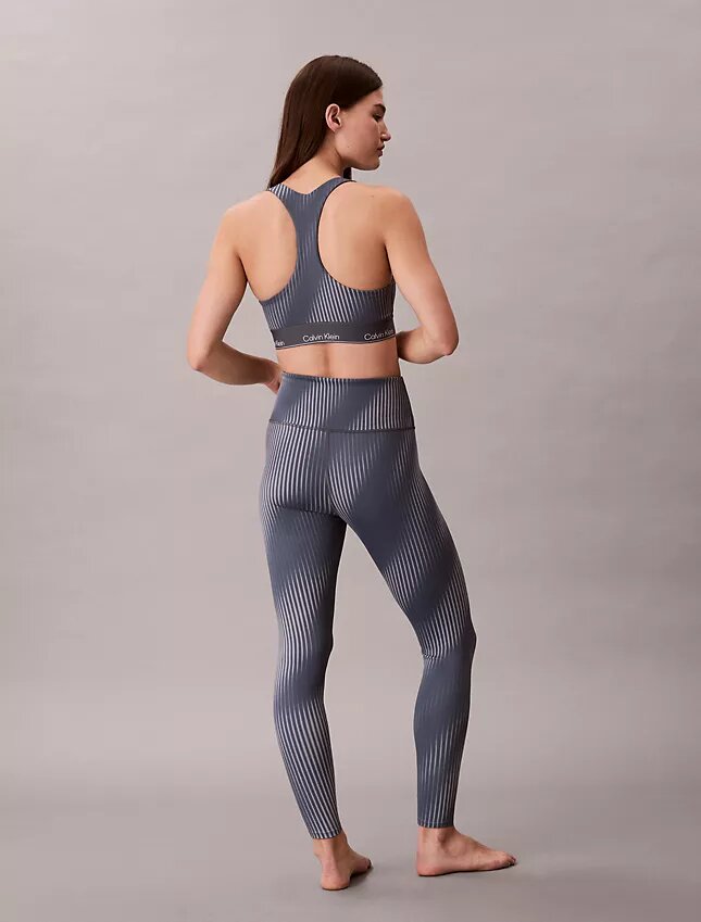 Modernit urheilulliset printtikuosiset korkeavyötäröiset 7/8-leggingsit Modernit urheilulliset printtikuosiset korkeavyötäröiset 7/8-leggingsit