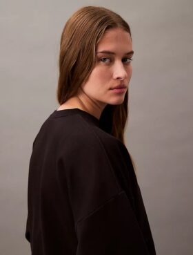 Monogram-fleece-lyhythihainen pusero