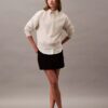 Monogram-fleece-lyhythihainen pusero Monogram-fleece-lyhythihainen pusero