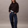Monogram-fleece-lyhythihainen pusero