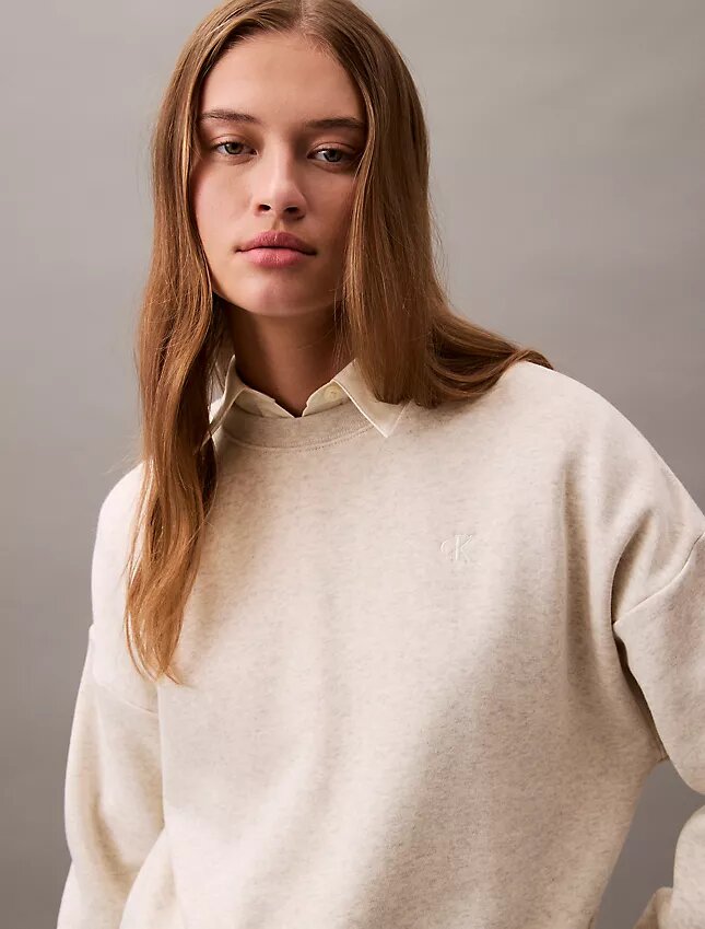Monogram-fleece-lyhythihainen pusero Monogram-fleece-lyhythihainen pusero