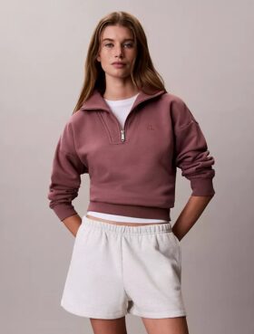Monogram-fleece-paita, neljännesvetoketju