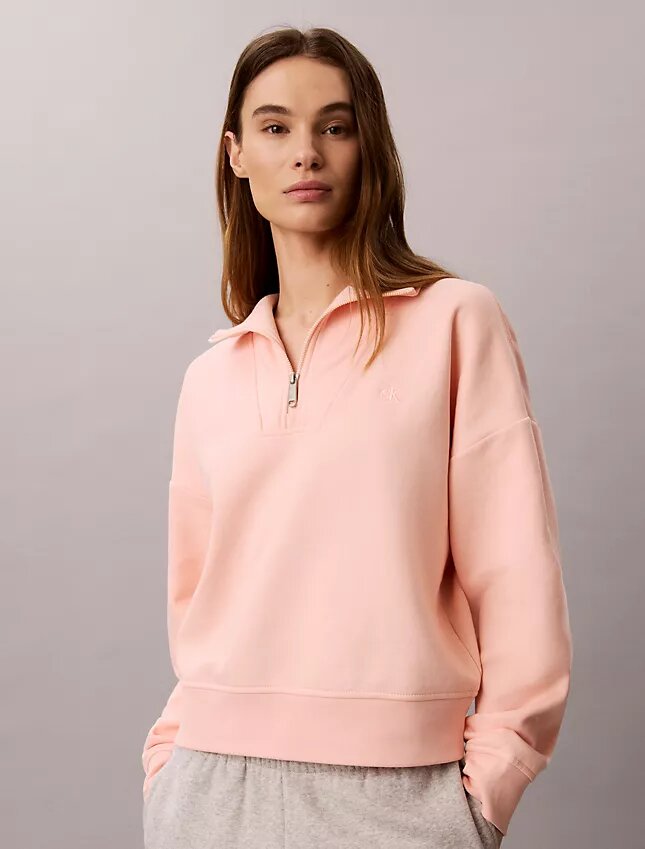 Monogram-fleece-paita, neljännesvetoketju Monogram-fleece-paita, neljännesvetoketju