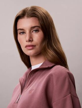 Monogram-fleece-paita, neljännesvetoketju
