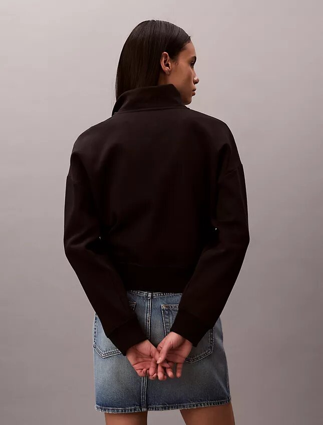 Monogram-fleece-paita, neljännesvetoketju Monogram-fleece-paita, neljännesvetoketju