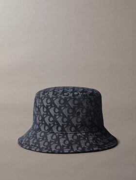 Monogram-jacquard-kuvioinen bucket-hattu