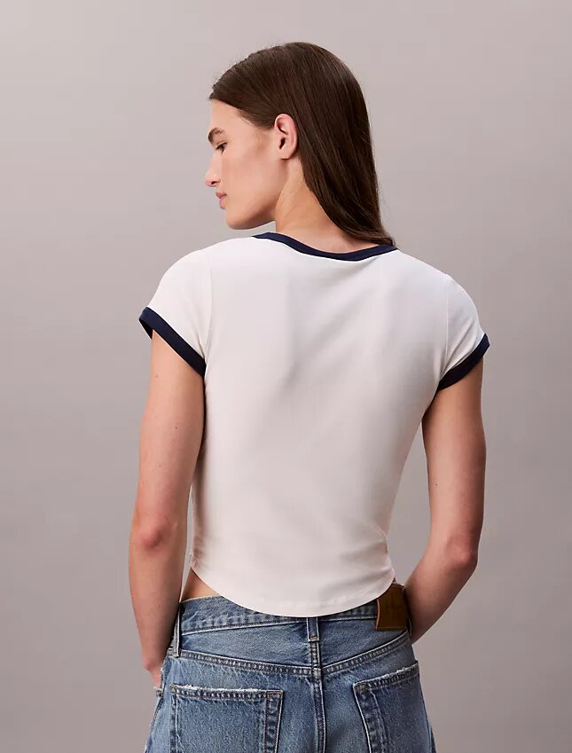 Monogram-logolla koristeltu graafinen slim-mallinen T-paita Monogram-logolla koristeltu graafinen slim-mallinen T-paita