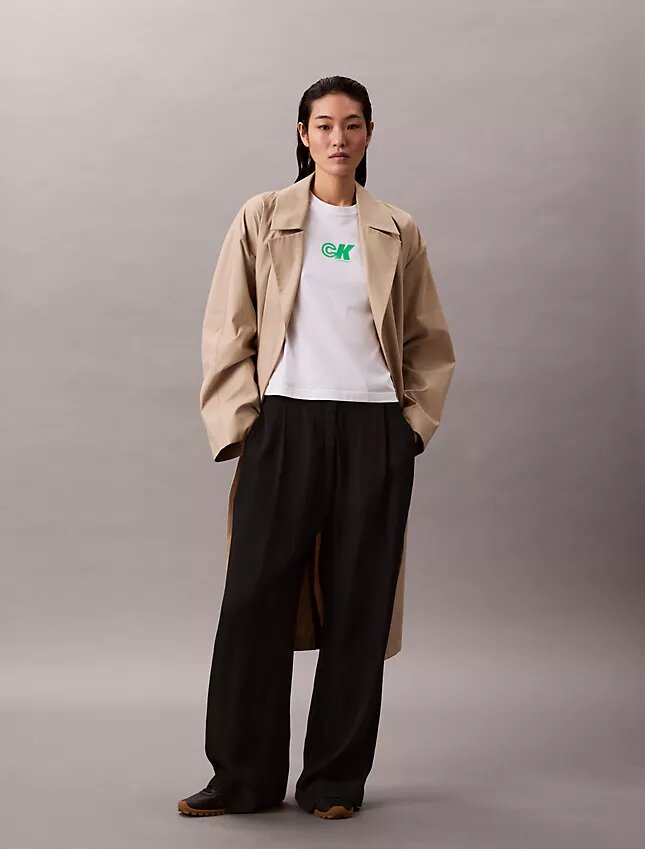 Monogram-logolla varustettu slim-mallinen T-paita Monogram-logolla varustettu slim-mallinen T-paita