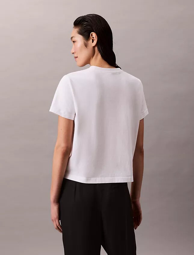 Monogram-logolla varustettu slim-mallinen T-paita Monogram-logolla varustettu slim-mallinen T-paita