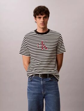 Monogram Stripe -rento T-paita