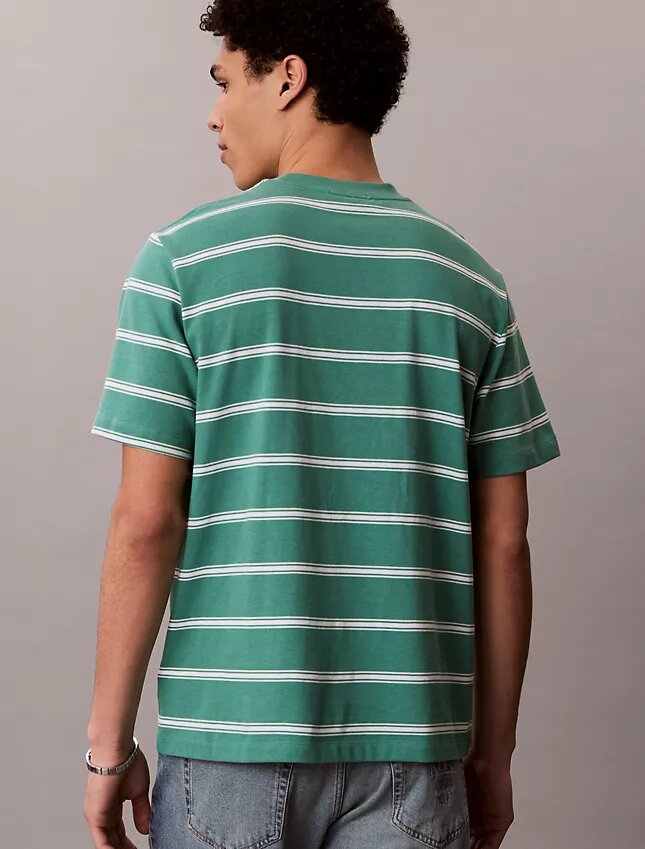 Monogram Stripe -rento T-paita Monogram Stripe -rento T-paita