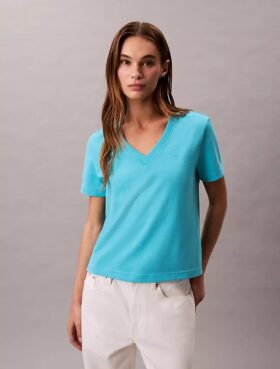 Monogram V-Neck T-paita