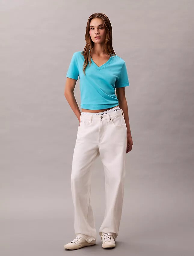 Monogram V-Neck T-paita Monogram V-Neck T-paita