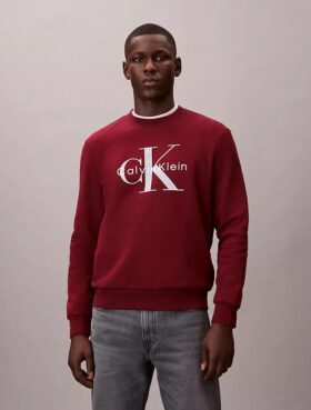 Monologo-fleece-pyöreäkaulainen collegepaita Monologo-fleece-pyöreäkaulainen collegepaita