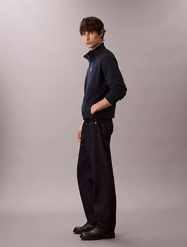 Monologo Premium Terry Quarter Zip -huppari Monologo Premium Terry Quarter Zip -huppari