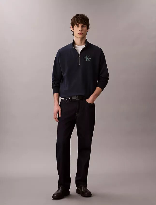 Monologo Premium Terry Quarter Zip -huppari Monologo Premium Terry Quarter Zip -huppari