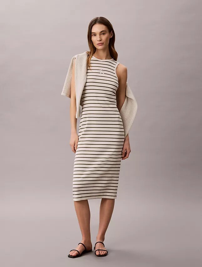 Monologo Rib Stripe Midi -mekot Monologo Rib Stripe Midi -mekot