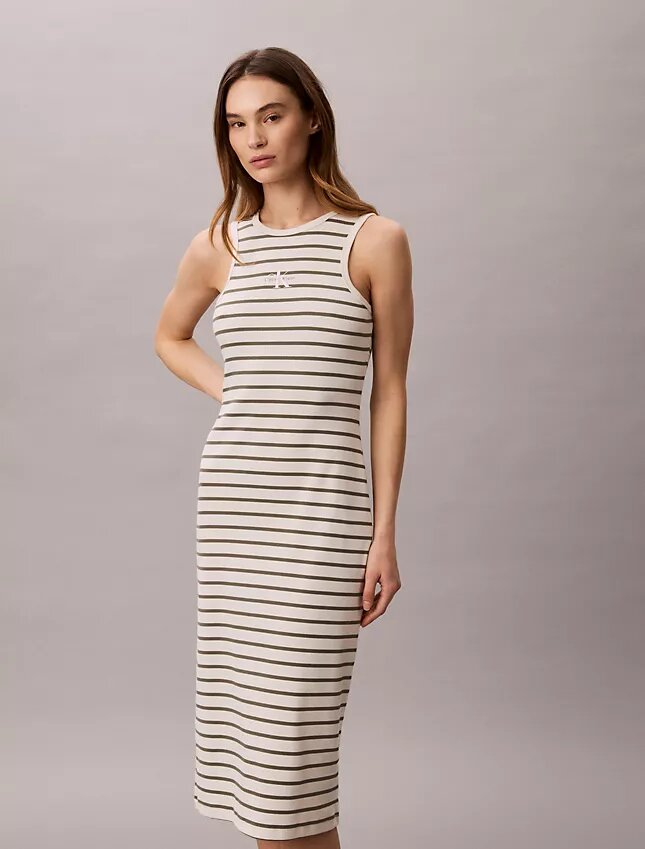 Monologo Rib Stripe Midi -mekot Monologo Rib Stripe Midi -mekot
