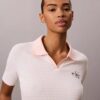 Monologo Stripe Rib Polo T-paita Monologo Stripe Rib Polo T-paita