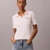 Monologo Stripe Rib Polo T-paita Monologo Stripe Rib Polo T-paita
