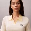 Monologo Stripe Rib Polo T-paita Monologo Stripe Rib Polo T-paita