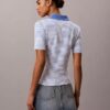 Monologo Stripe Rib Polo T-paita Monologo Stripe Rib Polo T-paita
