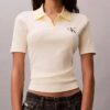 Monologo Stripe Rib Polo T-paita Monologo Stripe Rib Polo T-paita