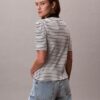 Monologo Stripe Rib Polo T-paita Monologo Stripe Rib Polo T-paita