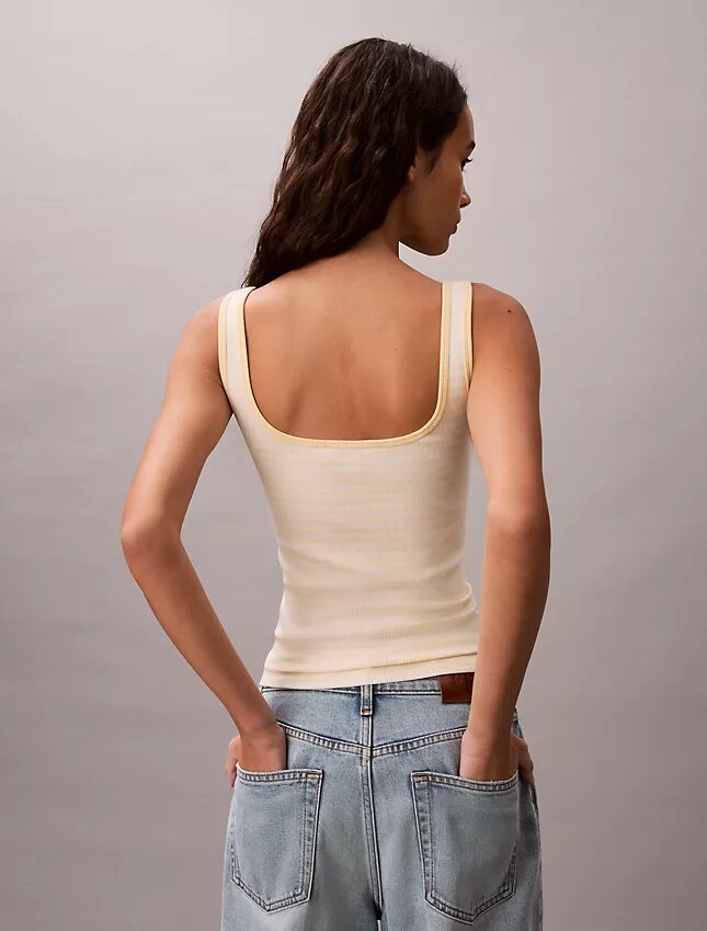 Monologo Stripe Rib -tankkitoppi Monologo Stripe Rib -tankkitoppi