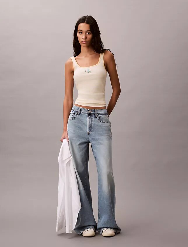 Monologo Stripe Rib -tankkitoppi Monologo Stripe Rib -tankkitoppi