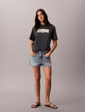 Nyc Photostrip Graphic Boxy T-paita