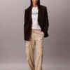 Pehmeät twill-cargohousut Pehmeät twill-cargohousut