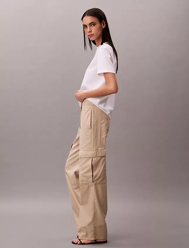 Pehmeät twill-cargohousut Pehmeät twill-cargohousut