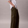 Pehmeät twill-cargohousut Pehmeät twill-cargohousut