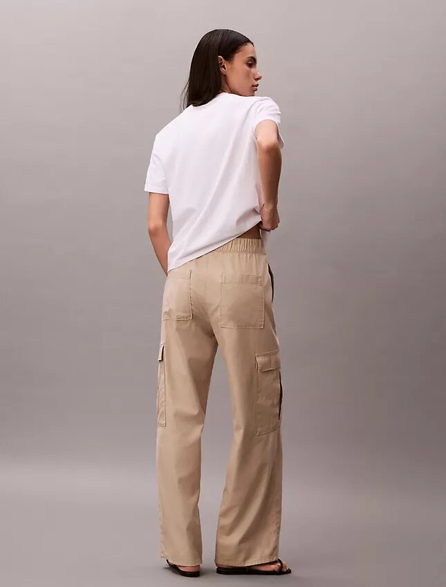 Pehmeät twill-cargohousut Pehmeät twill-cargohousut