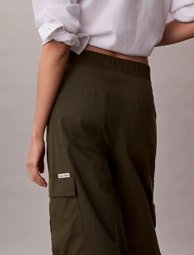 Pehmeät twill-cargohousut Pehmeät twill-cargohousut