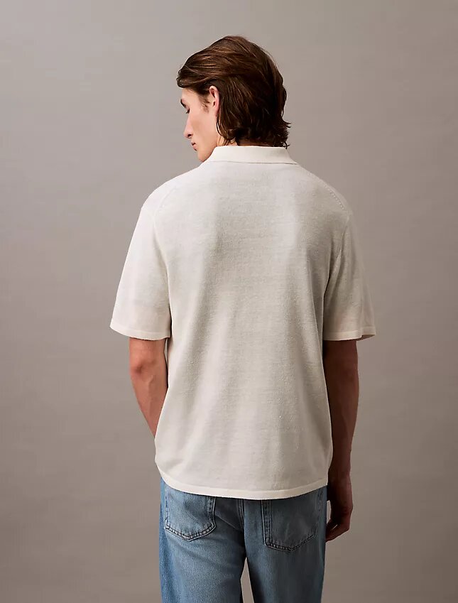 Pellavaseos, klassinen neulepolo Pellavaseos, klassinen neulepolo