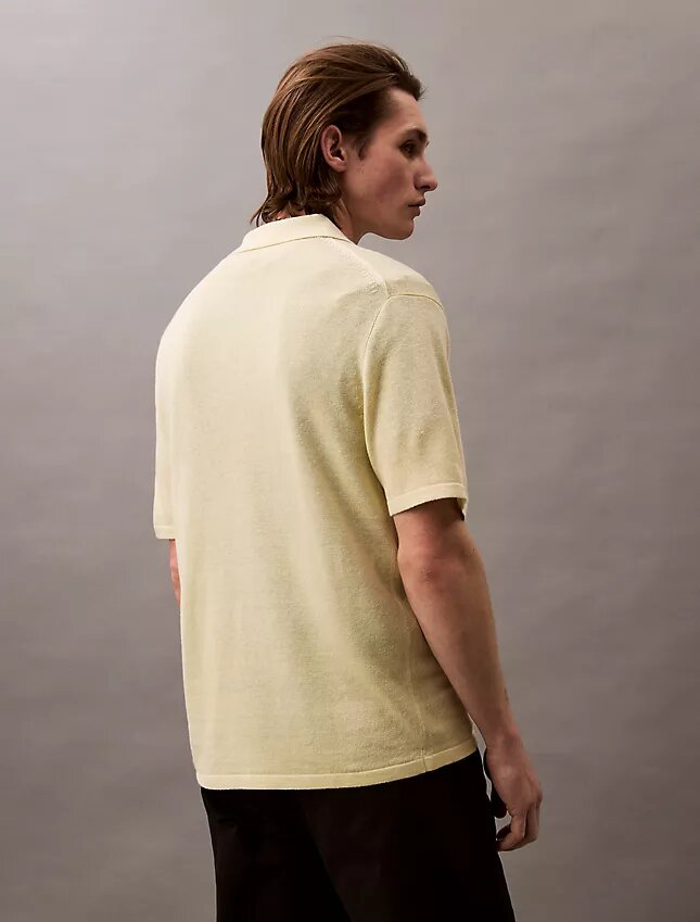 Pellavaseos, klassinen neulepolo Pellavaseos, klassinen neulepolo