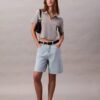 Pellavaseos, rento Denim-bermudashortsit
