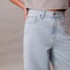 Pellavaseos, rento Denim-bermudashortsit
