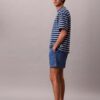 Pellavaseosdenimiset vetoketjulliset shortsit Pellavaseosdenimiset vetoketjulliset shortsit