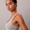Perinteinen, kevyesti vuorattu, Cotton Stretch-mallinen kolmiomallinen Bralette Perinteinen, kevyesti vuorattu, Cotton Stretch-mallinen kolmiomallinen Bralette