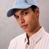 Pesetty Denim-baseball-lippis, jossa on brodeerattu logo Pesetty Denim-baseball-lippis, jossa on brodeerattu logo