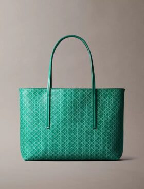Pieni kangaskassi, jossa on logopainatus koko pinnalla ja vetoketjutasku
