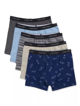 Pojat 5-pakkaus Boxer Brief-alushousuja