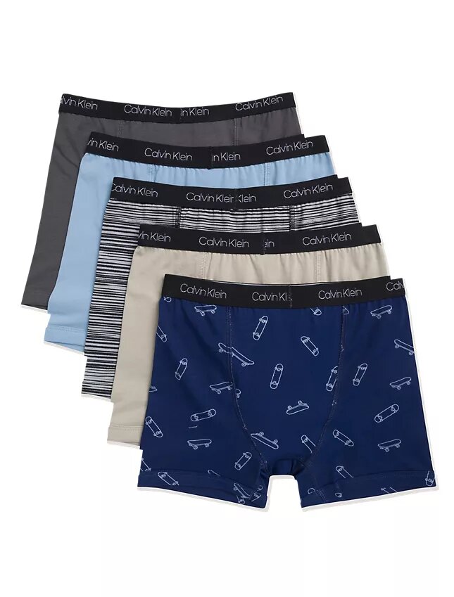 Pojat 5-pakkaus Boxer Brief-alushousuja Pojat 5-pakkaus Boxer Brief-alushousuja